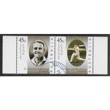 AUS 1997 SE~TE PAIR 45c ' AUSTRALIAN LEGENDS' FINE USED (EBID60-842)
