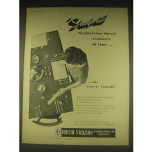 1962 Firth-Vickers Staybrite Stainless Steel Ad