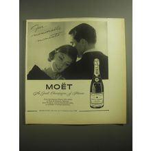 1959 Moet Champagne Ad - For memorable moments