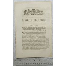 1811 Act of Parliament: importing hides in the hair
