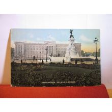BUCKINGHAM PALACE, LONDON used antique postcard 1920 pm #