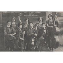 Tane Oesangs Ensemble Sofie Bosnisches Damen German Muzik Band Postcard