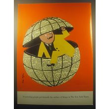 1959 The New York Times Ad - art by Tomi Ungerer - Penetrating people