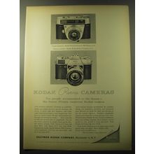 1960 Kodak Retina Automatic II and Reflex S Cameras Advertisement