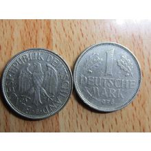 1976f 1 Deutsche Mark Germany Coin