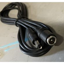 DC Power Extension Lead with 2.1mm Connectors, 1.5m - PW01903 Barrel Jack Plug