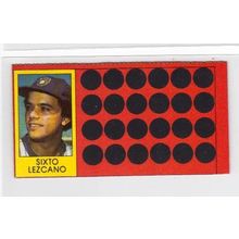 1981 Topps Scratch-Off Sixto Lezcano #45 baseball card –Scratchoffs-Brewers