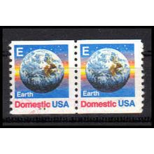 Used 2279 25c E Earth Very Fine CNP Left 2222 PA1058