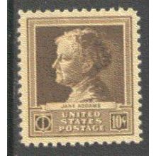 878 10c Jane Addams Fine Plus MNH GA0441