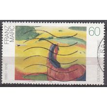 Deutschland 1992 Michel 1617 O Cote (2011) 0.80 € Art Franz Marc Cheval