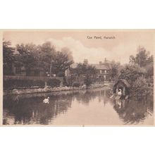 Harwich Cox Lake River Pond Bird House Essex Antique Postcard