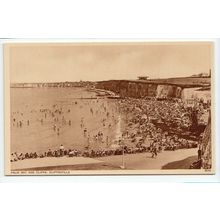 Palm Bay and Cliffs Cliftonville Postcard Kent Paragon Series G19