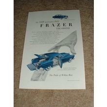 1951 Frazer Vagabond Car Ad, NICE!!