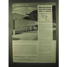 1965 American Electric Power System Ad - Plant Site