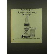 1965 Martin's Scotch Ad - You'll Be Glad We Waited