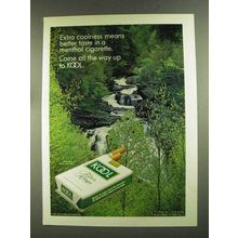 1972 Kool Cigarettes Ad - Extra Coolness