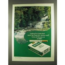 1972 Kool Cigarettes Ad - Never Hot, Never Dry