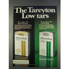 1977 Tareyton Cigarettes Ad - The Low Tars