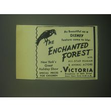 1945 The Enchanted Forest Play Ad - Beautiful as a Disney feature come to life