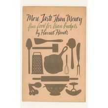 More Taste Than Money Harriet Hands 1975 Book Postcard