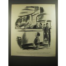 1954 Cartoon by Whitney Darrow, Jr. - Look, young man. The cash value