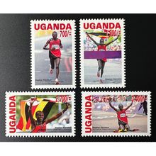 Ouganda 2013 Mi. 3115 - 3118 Londres Jeux Olympiques 2012 Stephen Kiprotich