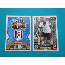 117. Ashkan Dejagah - Fulham - Match Attax 2013/14 Football Card EF1