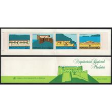 Madeira Fortresses Booklet of 4v 1986 MNH SG#226-229 MI#MH 6