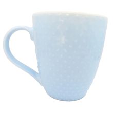 Pastel Blue Mug Ceramic Dimple Detail 11 CM Microwave & Dishwasher Safe Gift