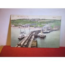 THE ADMIRALTY PIER, DOVER, KENT used antique postcard 1904 pm =