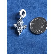 Genuine 925 Dragon charm for bracelet comes in a cute velvet pouch