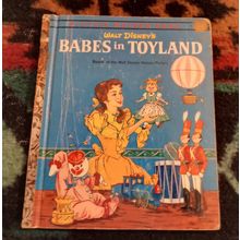 Old Vintage Little Golden Book Walt Disney Babes In Toyland (A) Edition 1961