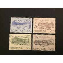 ICOLLECTZONE Faroe Islands 152-155 VF NH