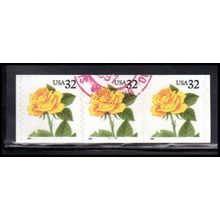Used 3054 32c Yellow Rose Very Fine PNC 5555/3 PA3689