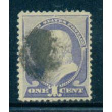 Used 212 1c Benjamin Franklin Just Clears M01561