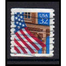 Used 2913 32c U.S. Flag Over Porch Fine CNS 33333 W0845