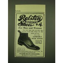 1902 Ralston Health Shoes Ad - For Men and Women