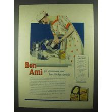 1925 Bon Ami Ad - For Aluminum and Kitchen Utensils