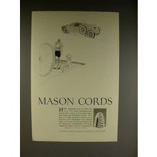 1923 Mason Cords Tire Ad - Sunbathers