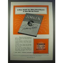 1946 Timken Alloy Steel and Seamless Tubes Ad