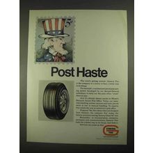 1967 General Dual 90 Tires Ad - Post Haste