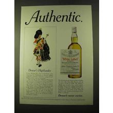 1970 Dewar's White Label Scotch Ad - NICE!