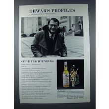 1970 Dewar's Scotch Ad - Profiles Steve Trachtenberg