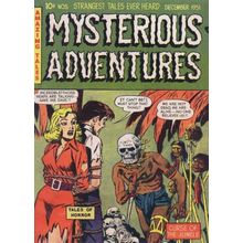 Mysterious Adventures 1950s Comic Book Cannibal Horror Postcard