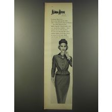 1956 Neiman-Marcus Suit by Miller Cupaioli Ad - Cotton harvest