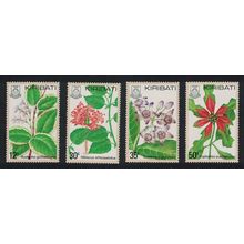 Kiribati Flowers 4v 1981 MNH SG#141-144 Sc#365-368