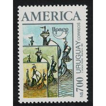 Uruguay Ships Discovery of America by Columbus UPAEP 1992 MNH SG#2085