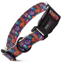 Dog Pet Creatures Quick Release Printed Collar 3/4" x 12" - 19"