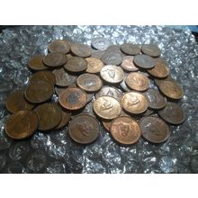 Bulk lot of George VI farthings - over 50 coins.