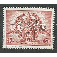 AUS 1995 45c '50TH ANN OF PEACE IN THE PACIFIC FINE USED (EBID47-934)